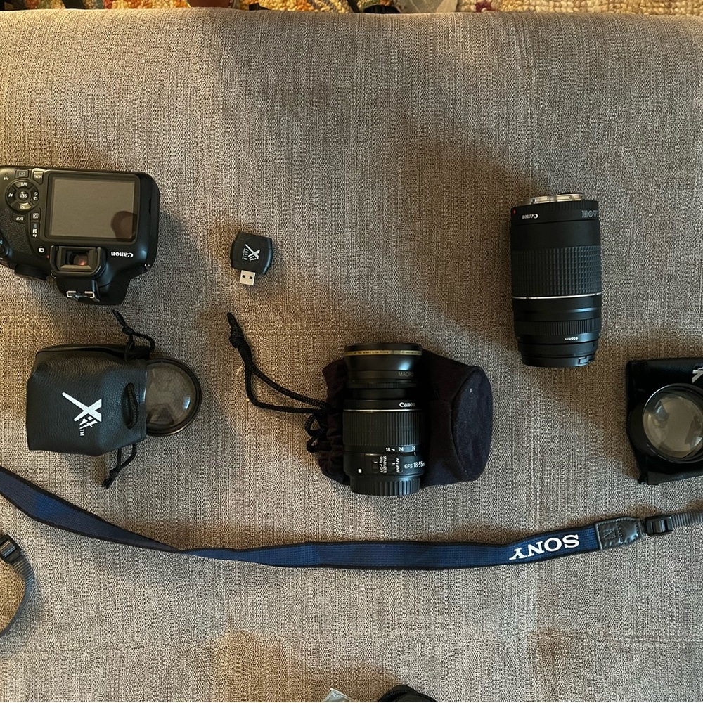 CANON EOS Rebel T6! (Includes TWO lenses** BATTERY INCLUDED!!!) Starter kit!